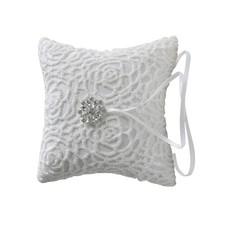  1pc Wedding Ring Pillow Lace Wedding Bride Ring Pillow Kid Bearer Ring Pillow