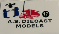 Corgi Modern Truck USED TEKNO Scania Blue Mirrors & Aerials 1/50