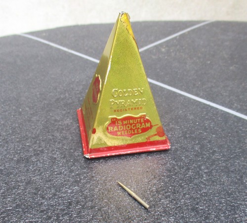 Vintage golden pyramid 15 - 'golden,