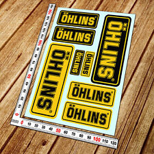 Ohlins shocks sponsor decals