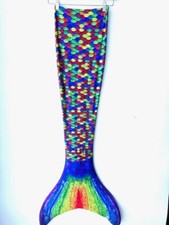 Fin Fun Mermaidens Swimmable Mermaid Tail And Monofin Jr  Multi-Color