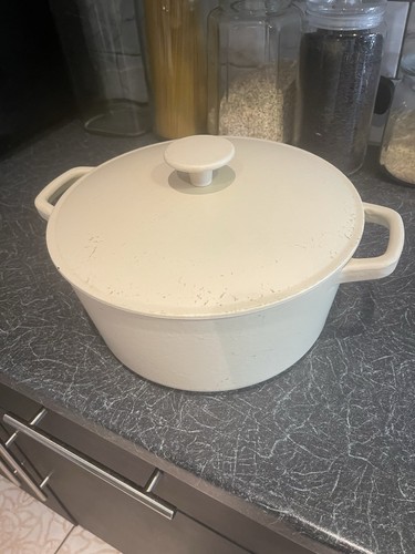 Vintage cast iron enamel - iron,