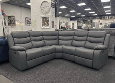 Roma | Grey | Leather Corner