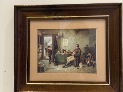 Antique painting classroom - painting, of