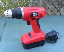 BLACK+DECKER 18V Cordless Drill Driver including battery & charger