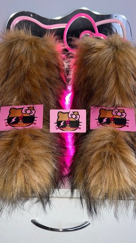 Brown faux fur emo scene - 🎀brown,