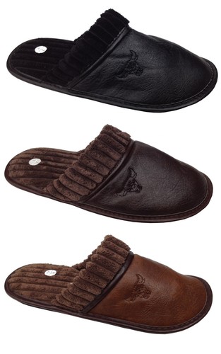 Mens leather look - mens,