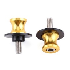 (6mm Gold)2PCS Aluminum Alloy