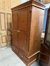 Large Solid Pine Wardrobe