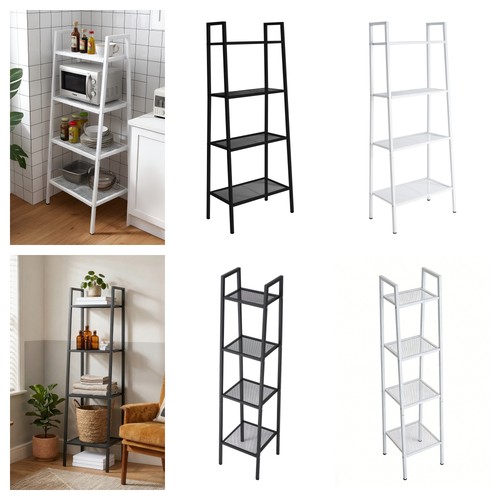 Ladder shelf bookcase tier - 4,