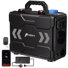 Hcalory 8KW Toolbox Diesel Air Heater 240V 12V/24V Bluetooth for Camper Van RV 