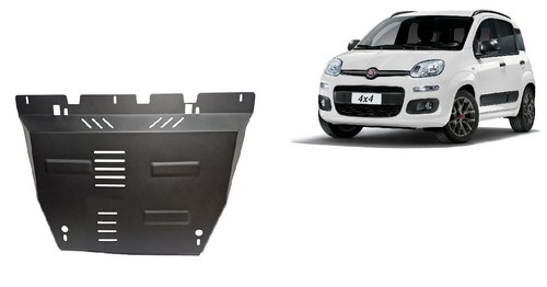 Steel skid plate sump guard - sump,