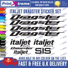 Italjet Dragster Stickers all