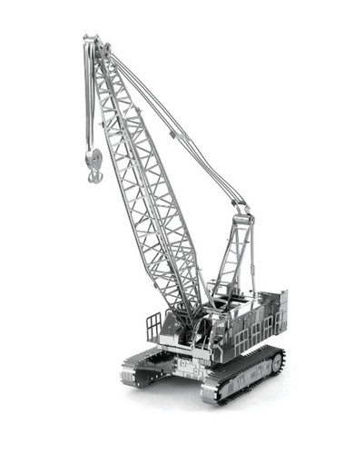 Metal model crawler - crane, 3d