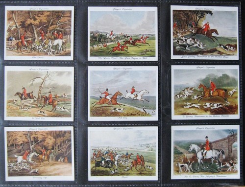 John player old hunting prints - player,