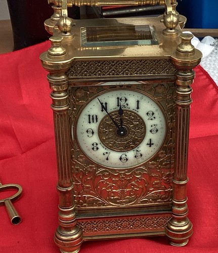 Antique french cartridge clock - antique,