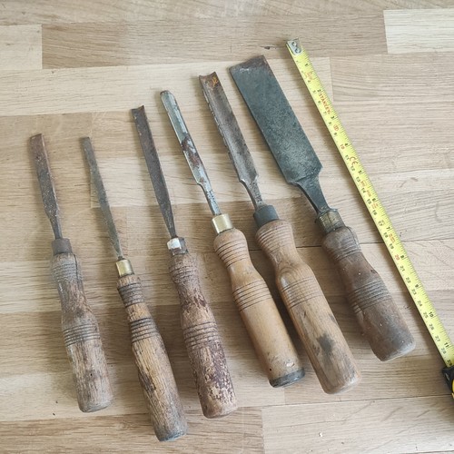 Mixed vintage wood turning - wood,