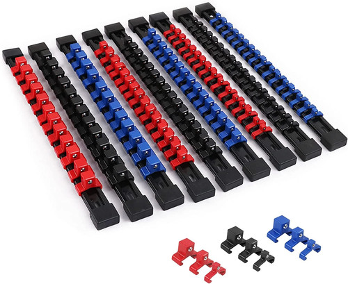 9pcs socket rail storage - 9pcs,