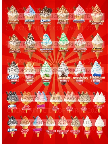 Soft serve ice cream - ice,