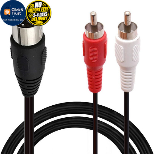 Pin rca cable din male - 5,