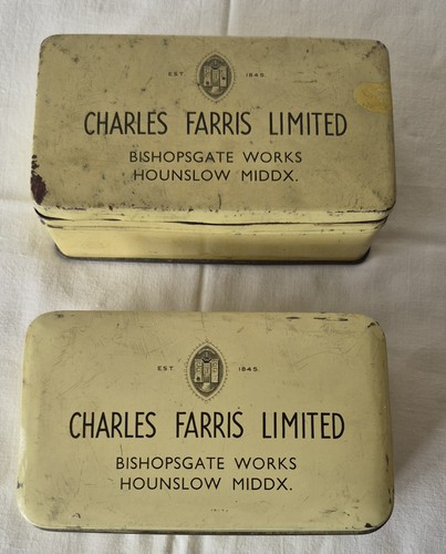Vintage storage tins - vintage,