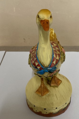 Resin christmas goose statue - resin,
