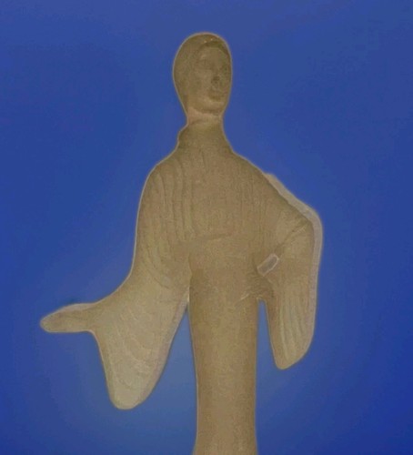 Art deco woman statue - deco,