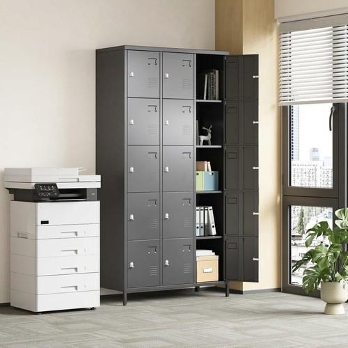 Door metal staff lockers - staff,
