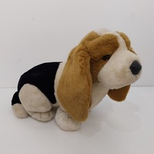 Vintage Basset Hound Soft Toy Dog made exclusively for Harrods