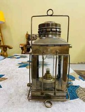 Antique Minor oil lantern Brass Lamp Antique Nautical Vintage Ship Lamp Home