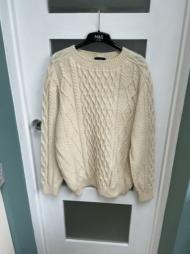 Sweater shop 100 wool cream - sweater,