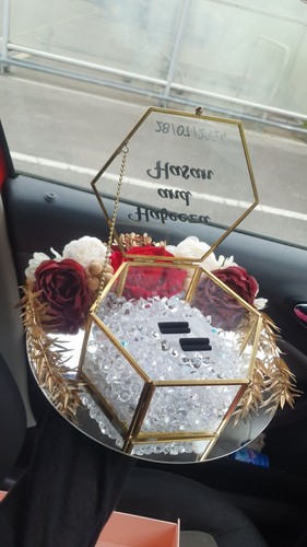 Mirror ring plate - ring, tray