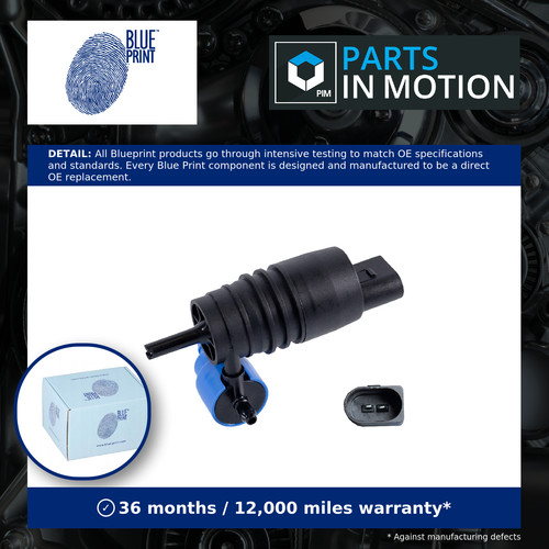Washer pump fits seat blue - washer,