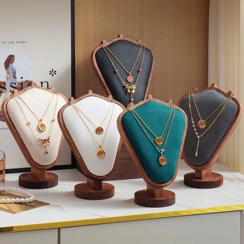 Wooden jewelry necklace - jewelry,