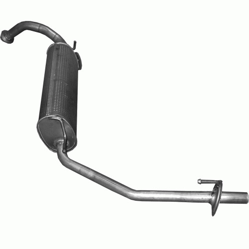 Exhaust rear silencer - silencer, for
