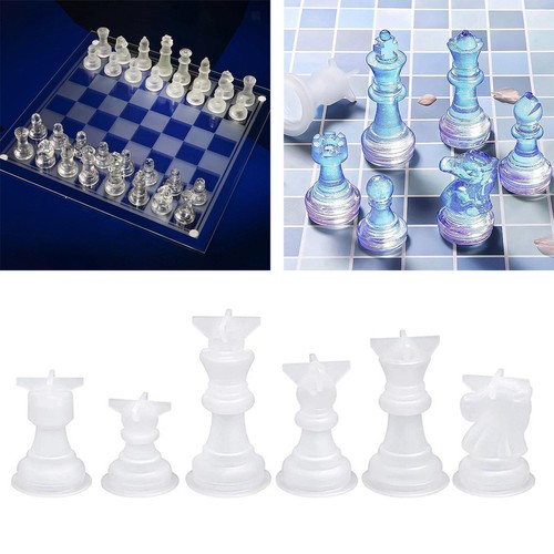 Pieces chess resin - 6,