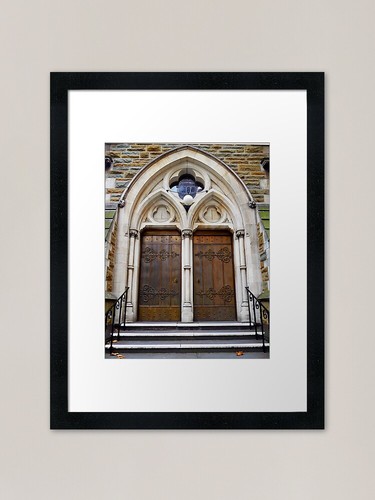 Copper door scots church - copper,
