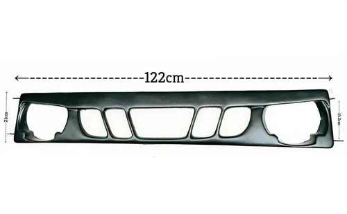 Front angry style grill grille - front,