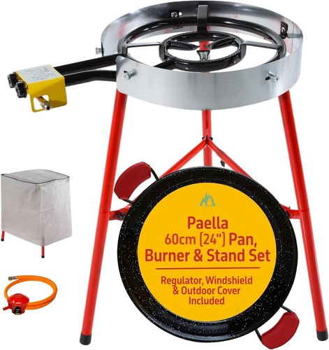 Paella pan cooking - set, |