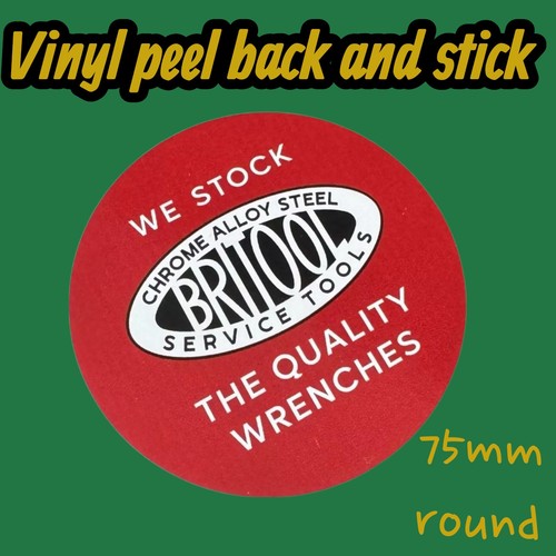 Stock britool vinyl sticker - we,