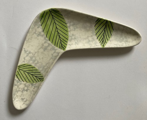 Rare vintage boomerang dish - vintage,
