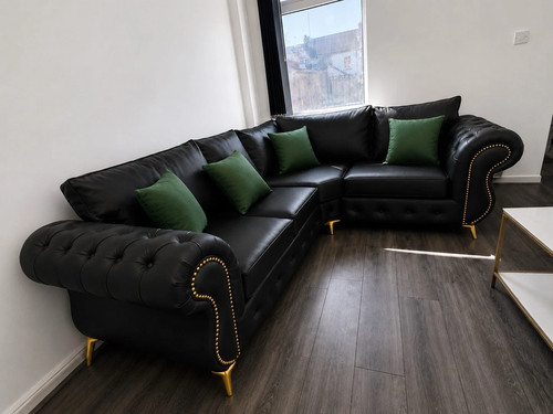 Rio chesterfield corner black - chesterfield,