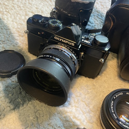 Olympus om1 black and - black, three