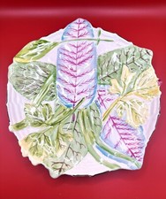 1 Mottahedeh Stately Homes Tobacco Leaf Dish/Plate Decor Museum Crom Castle 1755