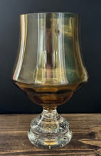 VINTAGE AMBER GLASS BRANDY
