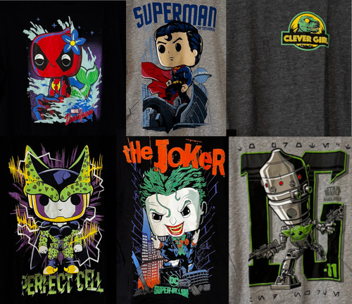 Funko pop tees - x,