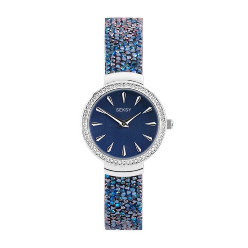 Seksy ladies blue dial and - blue,