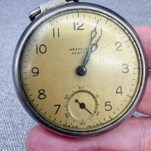Vintage westclox scotty - westclox, pocket