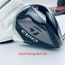 Used Taylormade QI10 Driver / 9 Degree / Hzrdus Smoke Red RDX Stiff Flex Shaft