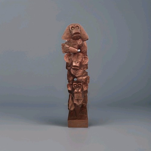Animal sculpture three monkeys - animal,